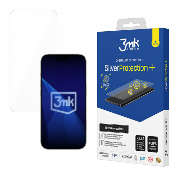 Folie de protectie Ecran 3MK Silver Protect+ pentru Apple 17 Pro Max, Plastic