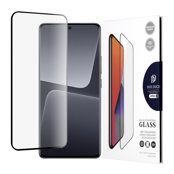 Folie de protectie Ecran DUX DUCIS pentru Xiaomi 13 Pro, Sticla Securizata, Edge Glue, Neagra