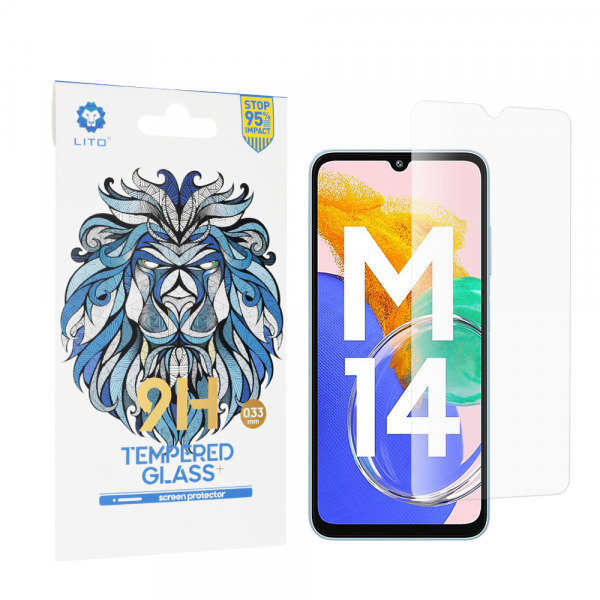 Folie de protectie Ecran Lito Classic pentru Samsung Galaxy M14 5G M146, Sticla Securizata, Full Glue, 2.5D