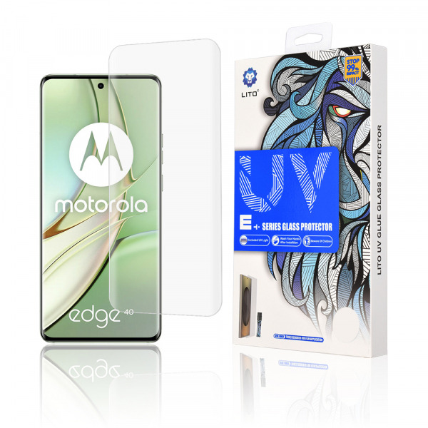 Folie de protectie Ecran Lito pentru Motorola Edge (2023) / Edge 40 Neo / Edge 40, Sticla Securizata, UV Glue, 3D