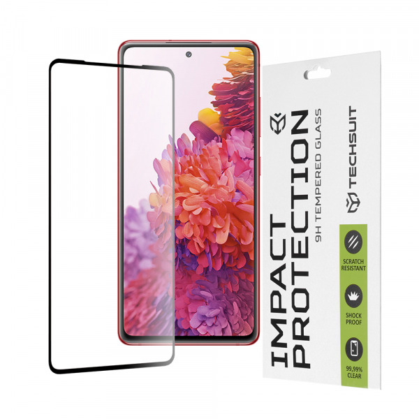 Folie de protectie Ecran Techsuit pentru Samsung Galaxy S20 FE 2022 G781 / S20 FE 5G G781 / S20 FE G780, Sticla Securizata, Full Glue, 111D, Neagra