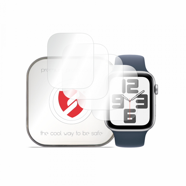Folie Protectie Smart Protection Premium Classic pentru Apple Watch 45mm / 44mm Series, Set 4 bucati, Plastic