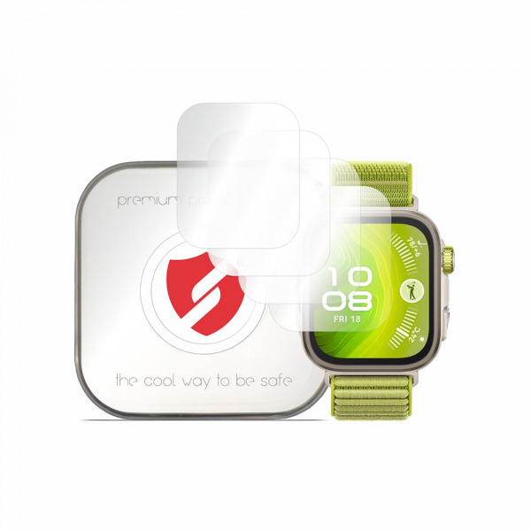 Folie Protectie Smart Protection Premium Classic pentru Huawei Watch Fit 4 Pro, Set 4 bucati, Plastic