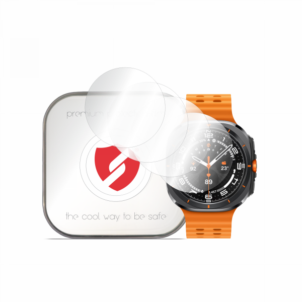 Folie Protectie Smart Protection Premium Classic pentru Samsung Galaxy Watch Ultra, Set 4 bucati, Plastic