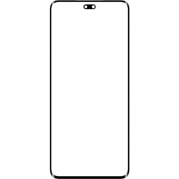 Geam Ecran + Edge Glue / OCA Forward Guard pentru Honor 200 Pro, Negru