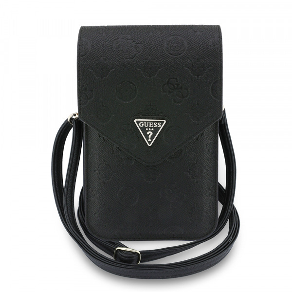 Geanta Universala pentru Telefon, Guess, Grained Peony, Neagra