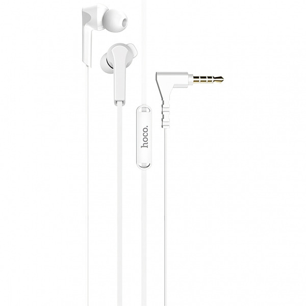 Handsfree 3.5mm HOCO M72 Admire, Alb