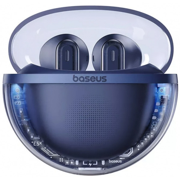 Handsfree Bluetooth Baseus Bowie E5x, TWS, Albastru A00060101323-00