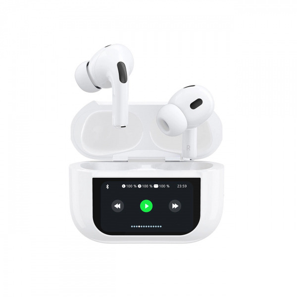 Handsfree Bluetooth Dudao U19 Display, TWS, Alb