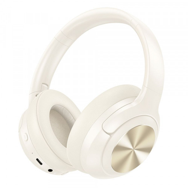 Handsfree Bluetooth HOCO W54, A2DP, ANC, Alb