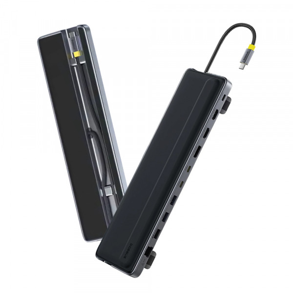 Hub USB-C Baseus EliteJoy EH3, 12in1, Gri B00051300111-00