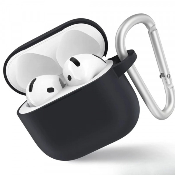 Husa Blueo Liquid pentru Apple AirPods 4, Neagra