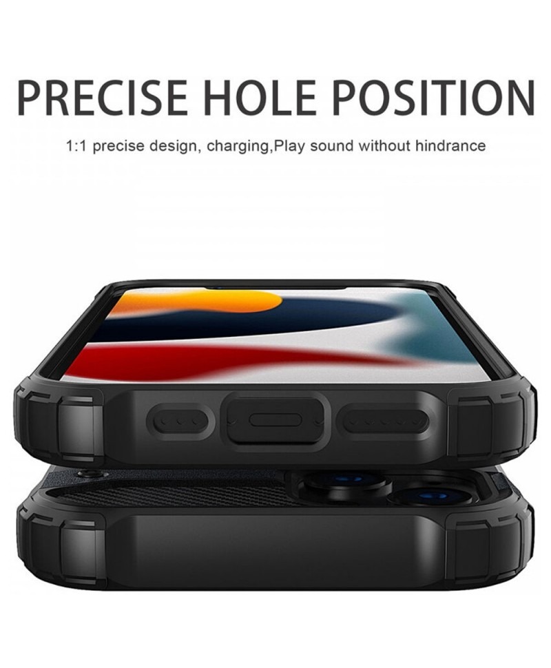 Husa Hybrid Armor Apple iPhone 15 Pro Neagra