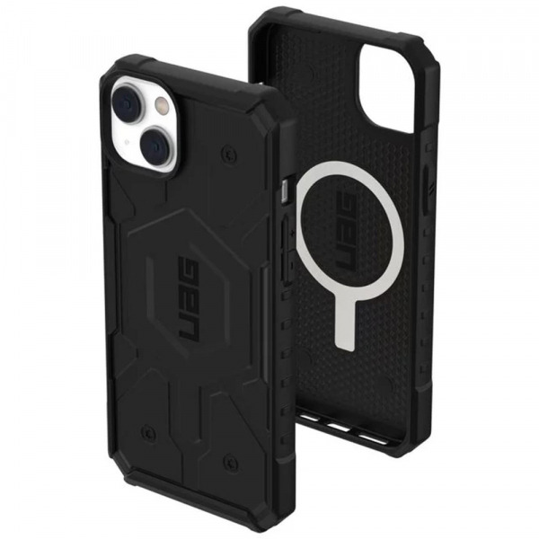 Husa MagSafe pentru Apple iPhone 14 Plus, Urban Armor Gear, Pathfinder, Neagra