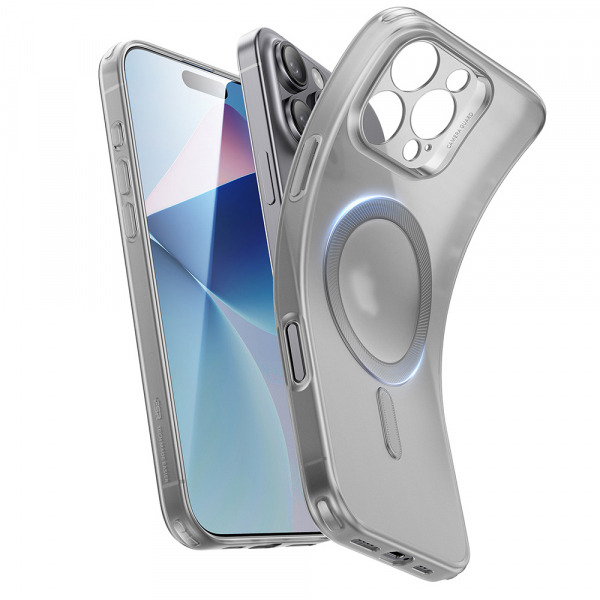 Husa MagSafe pentru Apple iPhone 16 Pro, ESR, Zero, Gri Satinata
