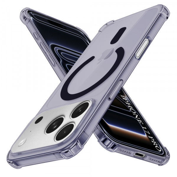 Husa MagSafe pentru Apple iPhone 18 Pro / 17 Pro, Techsuit, Shockproof, Fumurie