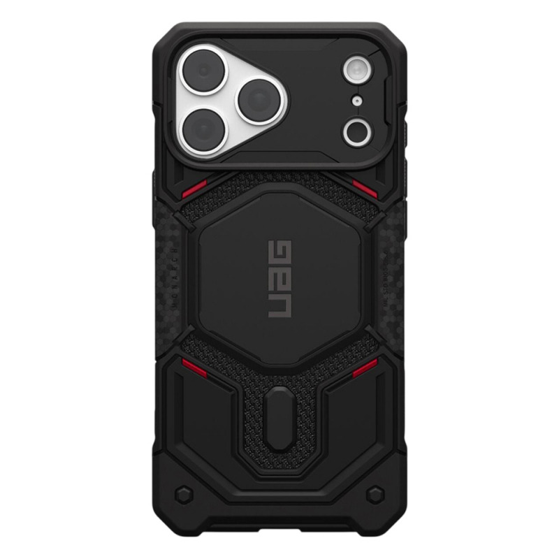 Husa MagSafe pentru Apple iPhone 18 Pro Max / 17 Pro Max, Urban Armor Gear, Monarch Pro Kevlar, Neagra