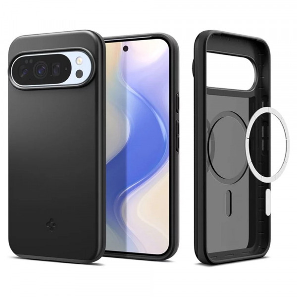 Husa MagSafe pentru Google Pixel 10 Pro XL, Spigen, Thin Fit, Neagra ACS09722