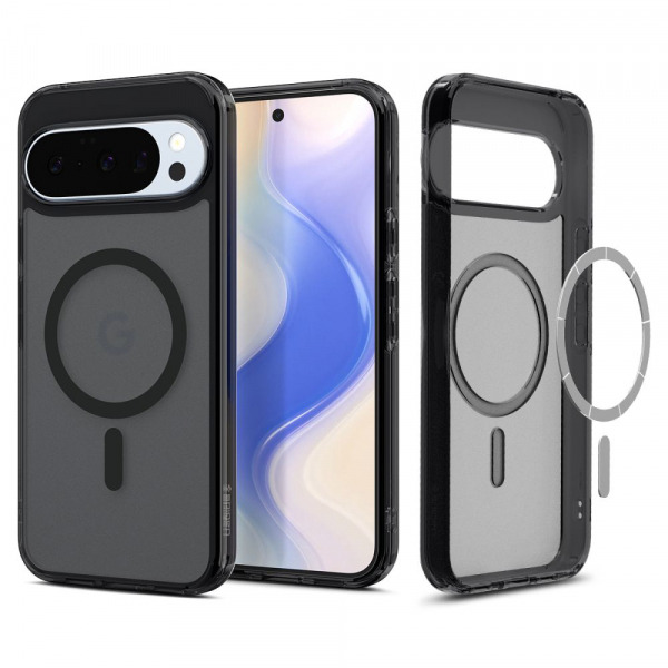Husa MagSafe pentru Google Pixel 10 Pro XL, Spigen, Ultra Hybrid, Neagra Satinata ACS09726