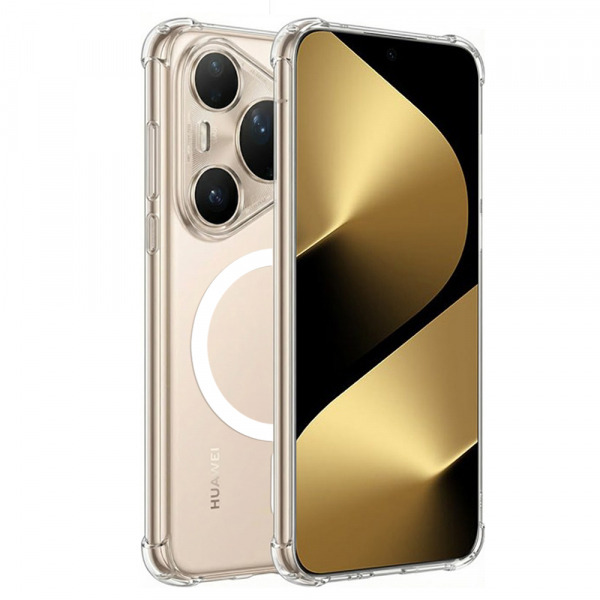 Husa MagSafe pentru Huawei Pura 80 Ultra, Techsuit, Shockproof, Transparenta