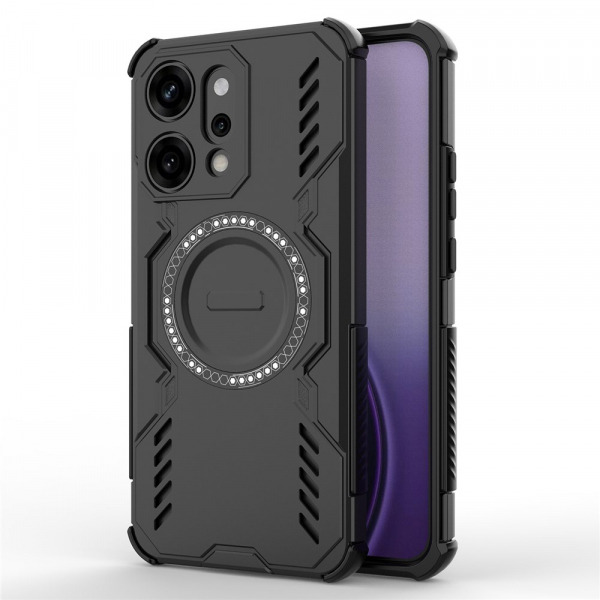 Husa MagSafe pentru Oppo Reno14 Pro, Techsuit, ArmorMag, Neagra