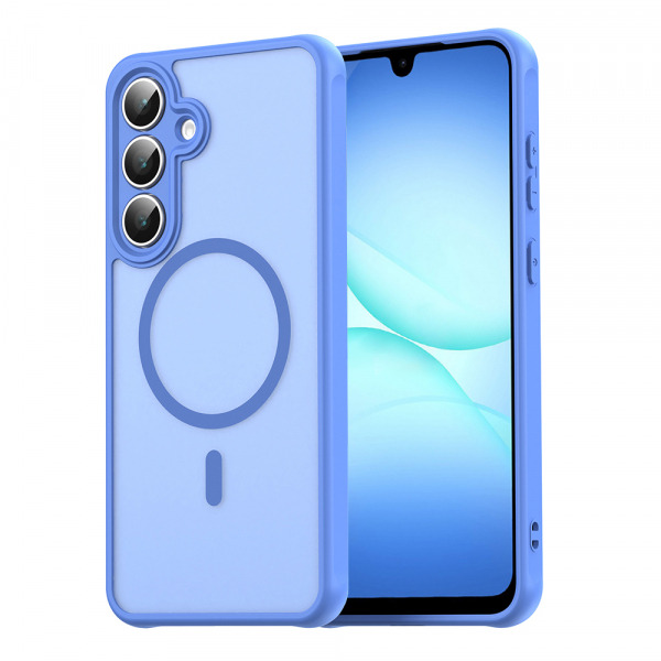 Husa MagSafe pentru Samsung Galaxy A17 5G, Techsuit, HaloFrost II, Albastra