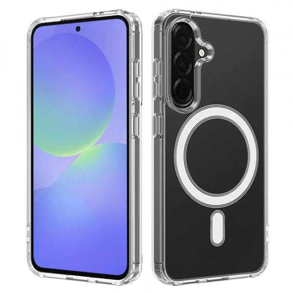 Husa MagSafe pentru Samsung Galaxy A56 A566 / A36 A366, Techsuit, Pro, Transparenta