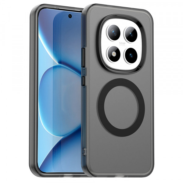Husa MagSafe pentru Xiaomi Poco M8 Pro / Redmi Note 15 Pro+ 5G, Techsuit, CandyCase, Neagra