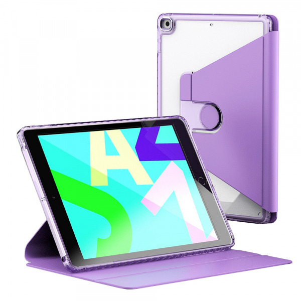 Husa pentru Apple iPad 10.2 (2021) / 10.2 (2020) / 10.2 (2019), Techsuit, Crystal Vision, Mov