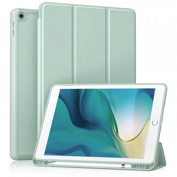Husa pentru Apple iPad 10.2 (2021) / 10.2 (2020) / 10.2 (2019), Techsuit, Flex Trifold, Verde Matcha