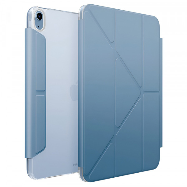 Husa pentru Apple iPad Air 11 (2026) / Air 11 (2025) / Air 11 (2024) / Air (2022) / Air (2020), UNIQ, Camden Click, Albastra Gri