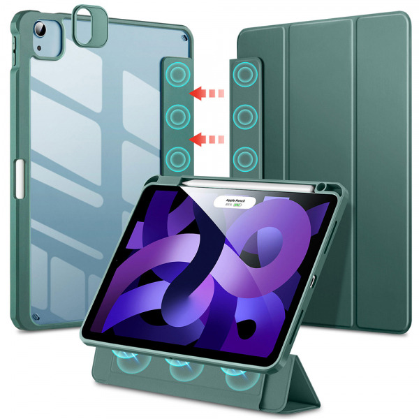 Husa pentru Apple iPad Air (2022) / Pro 11 (2021) / Air (2020), ESR, Rebound Hybrid Pro, Verde Satinata