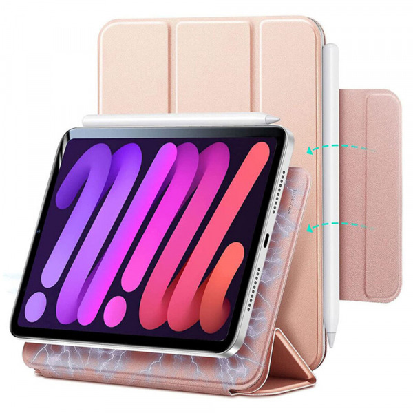 Husa pentru Apple iPad mini (2024) / mini (2021), ESR, Rebound, Roz Aurie