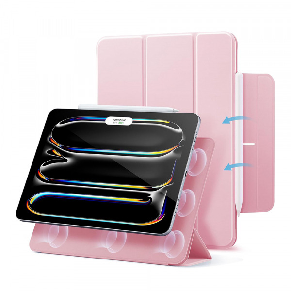 Husa pentru Apple iPad Pro 13 (2024), ESR, Rebound, Roz