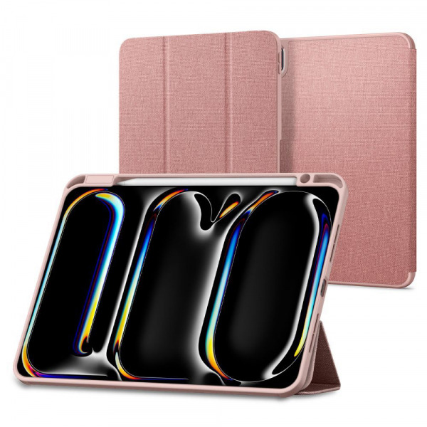 Husa pentru Apple iPad Pro 13 (2024), Spigen, Urban Fit, Roz ACS07011