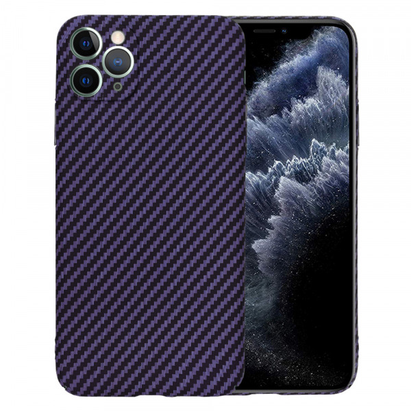 Husa pentru Apple iPhone 11 Pro Max, Techsuit, Carbonite FiberShell, Mov