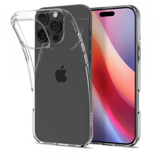Husa pentru Apple iPhone 16 Pro, Spigen, Liquid Crystal, Transparenta ACS08112