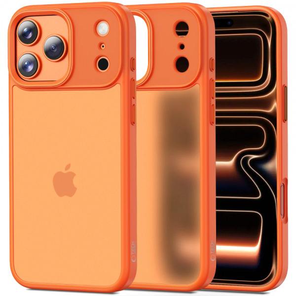 Husa pentru Apple iPhone 18 Pro Max / 17 Pro Max, Tech-Protect, Magmat, Portocalie Mata