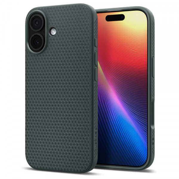 Husa pentru Apple iPhone 17, Spigen, Liquid Air, Verde