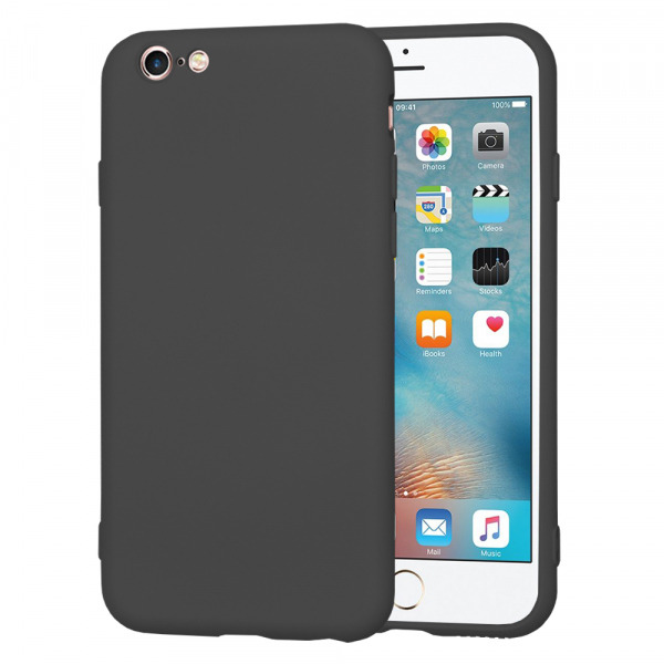 Husa pentru Apple iPhone 6 / 6s, Techsuit, SoftFlex, Neagra