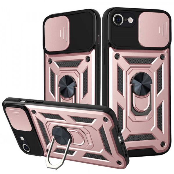 Husa pentru Apple iPhone 6s Plus / 6 Plus, Techsuit, CamShield, Roz
