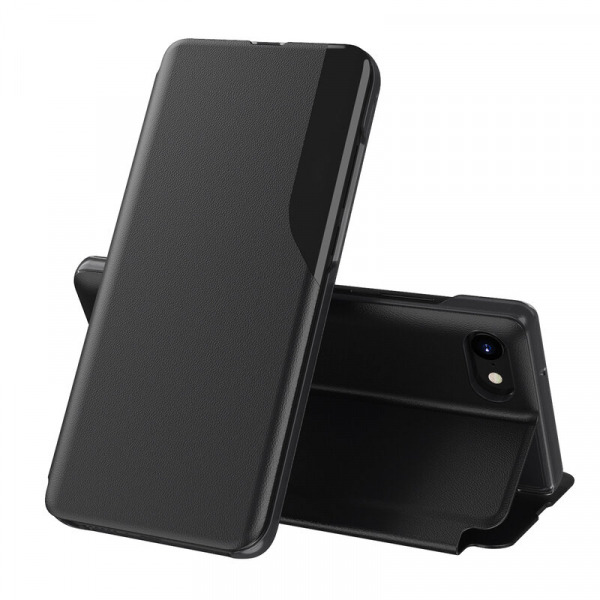 Husa pentru Apple iPhone SE (2022) / SE (2020) / 8 / 7, Techsuit, eFold, Neagra