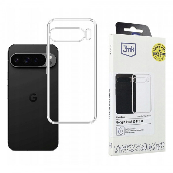 Husa pentru Google Pixel 10 Pro XL, 3MK, Clear, Transparenta