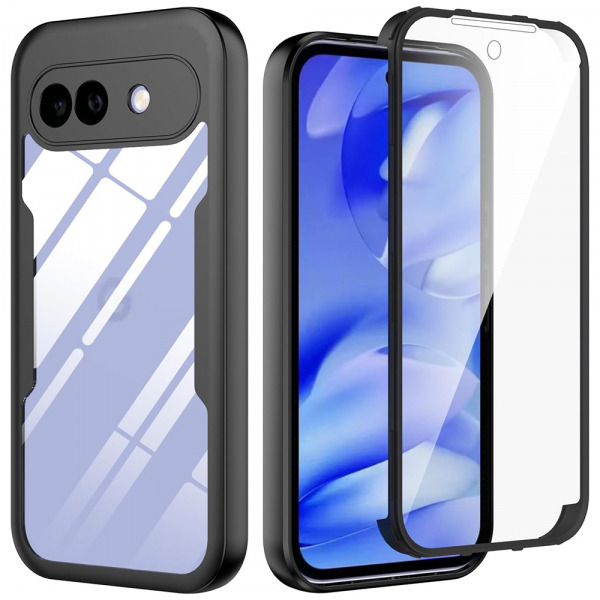 Husa pentru Google Pixel 10a, Techsuit, ColorVerse 360, Neagra