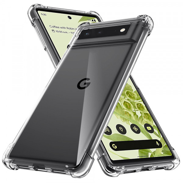 Husa pentru Google Pixel 6 Pro, Techsuit, Shockproof Clear, Transparenta