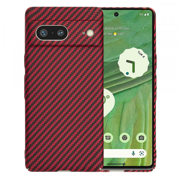 Husa pentru Google Pixel 7, Techsuit, Carbonite FiberShell, Rosie
