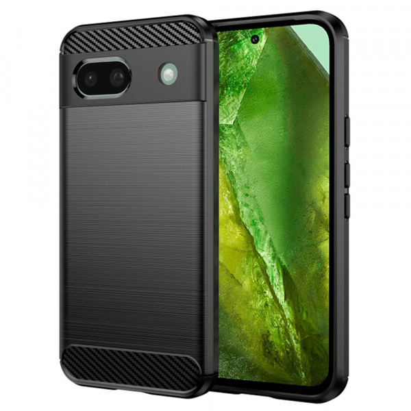 Husa pentru Google Pixel 8a, Techsuit, Carbon, Neagra