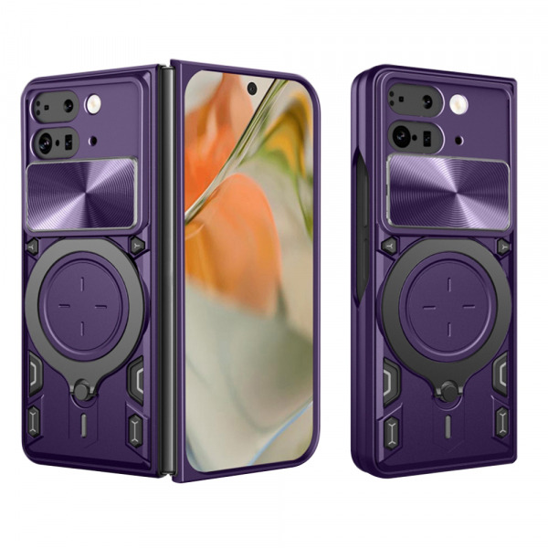 Husa pentru Google Pixel 9 Pro Fold, Techsuit, CamGuard Pro, Mov