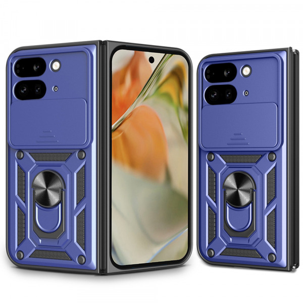 Husa pentru Google Pixel 9 Pro Fold, Techsuit, CamShield, Albastra
