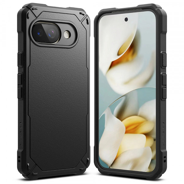 Husa pentru Google Pixel 9a, Ringke, Rugged Gear, Neagra
